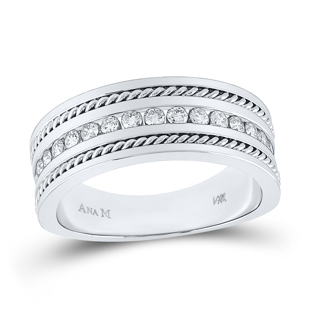 1/2CT-DIA CN TURKISH MENS MACHINE SET BAND