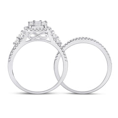 1CT-DIA ANA M DIANA BRIDAL SET
