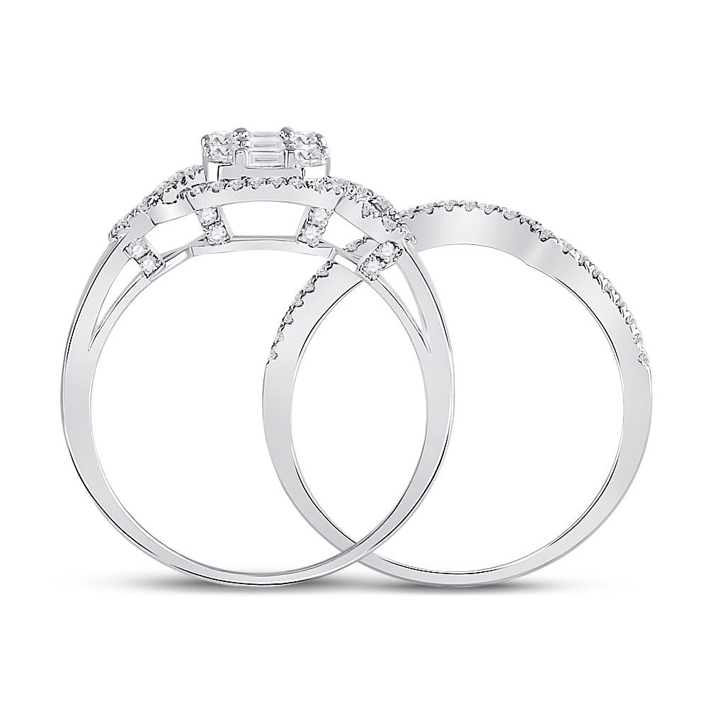5/8CT-DIA ANA M DIANA BRIDAL SET