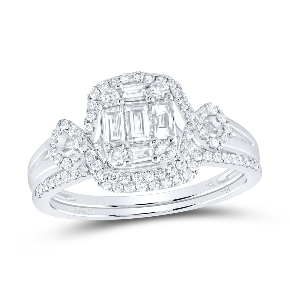 5/8CT-DIA ANA M DIANA BRIDAL SET