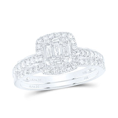 3/4CT-DIA ANA M  DIANA BRIDAL SET SET