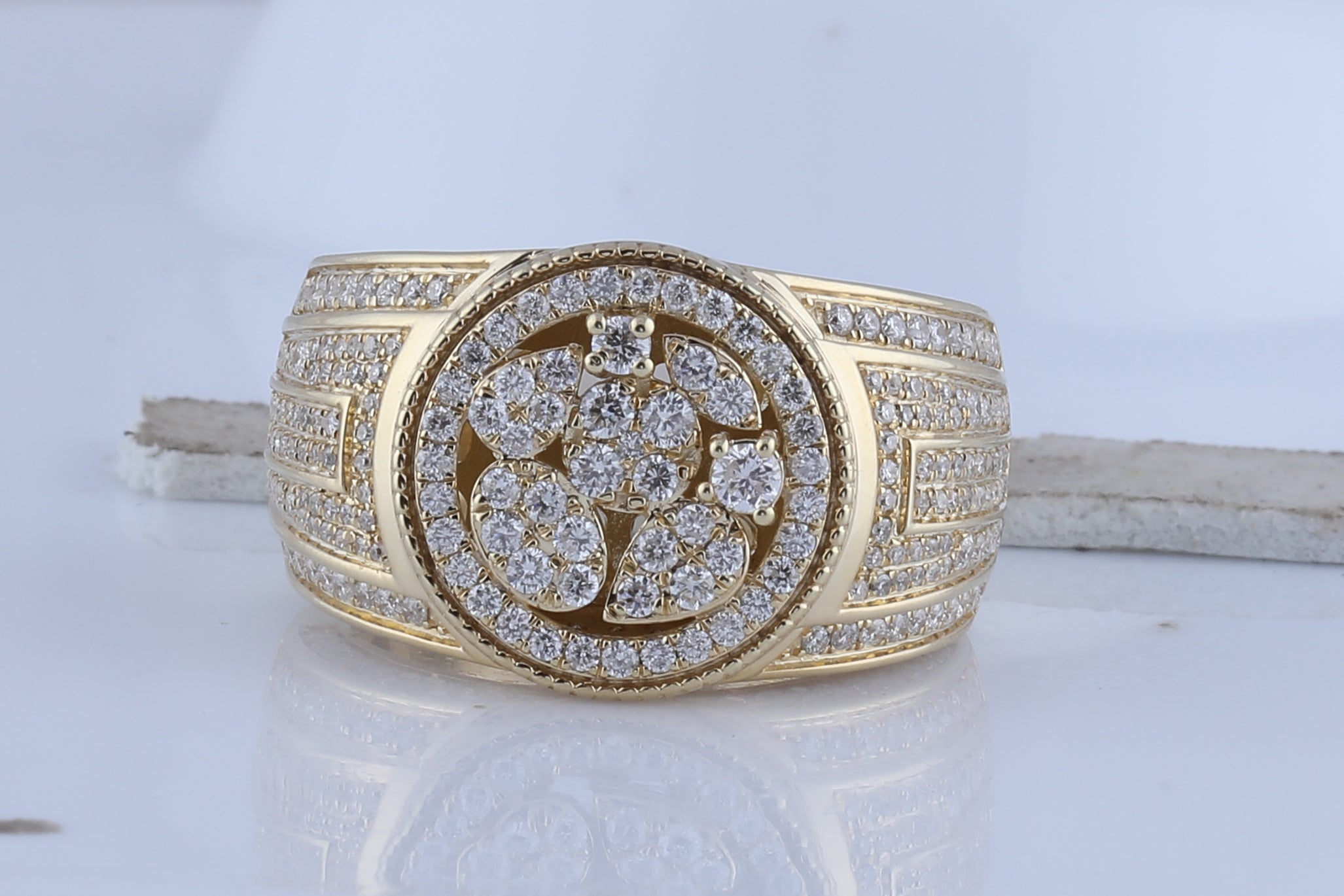 2 1/5CTW-DIA MENS RING