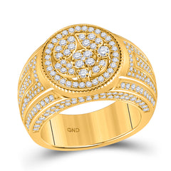 2 1/5CTW-DIA MENS RING