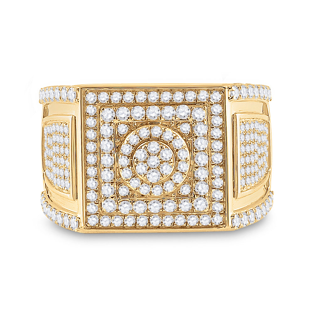 2 3/4CTW-DIA MENS RING