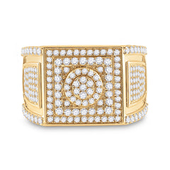 2 3/4CTW-DIA MENS RING