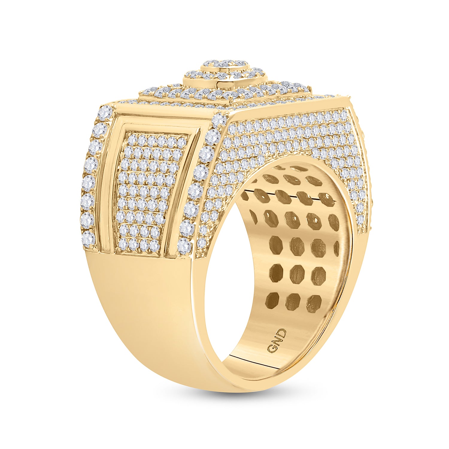 2 3/4CTW-DIA MENS RING