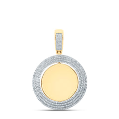 1 CTW-DIA MENS CHARM