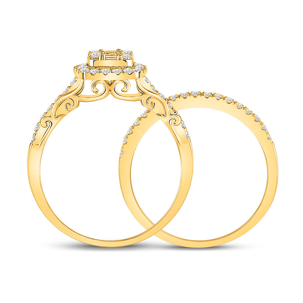 3/4CT-DIA ANA M DIANA BRIDAL SET