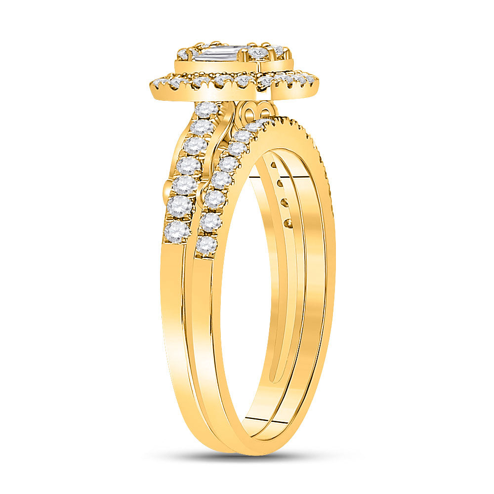 3/4CT-DIA ANA M DIANA BRIDAL SET