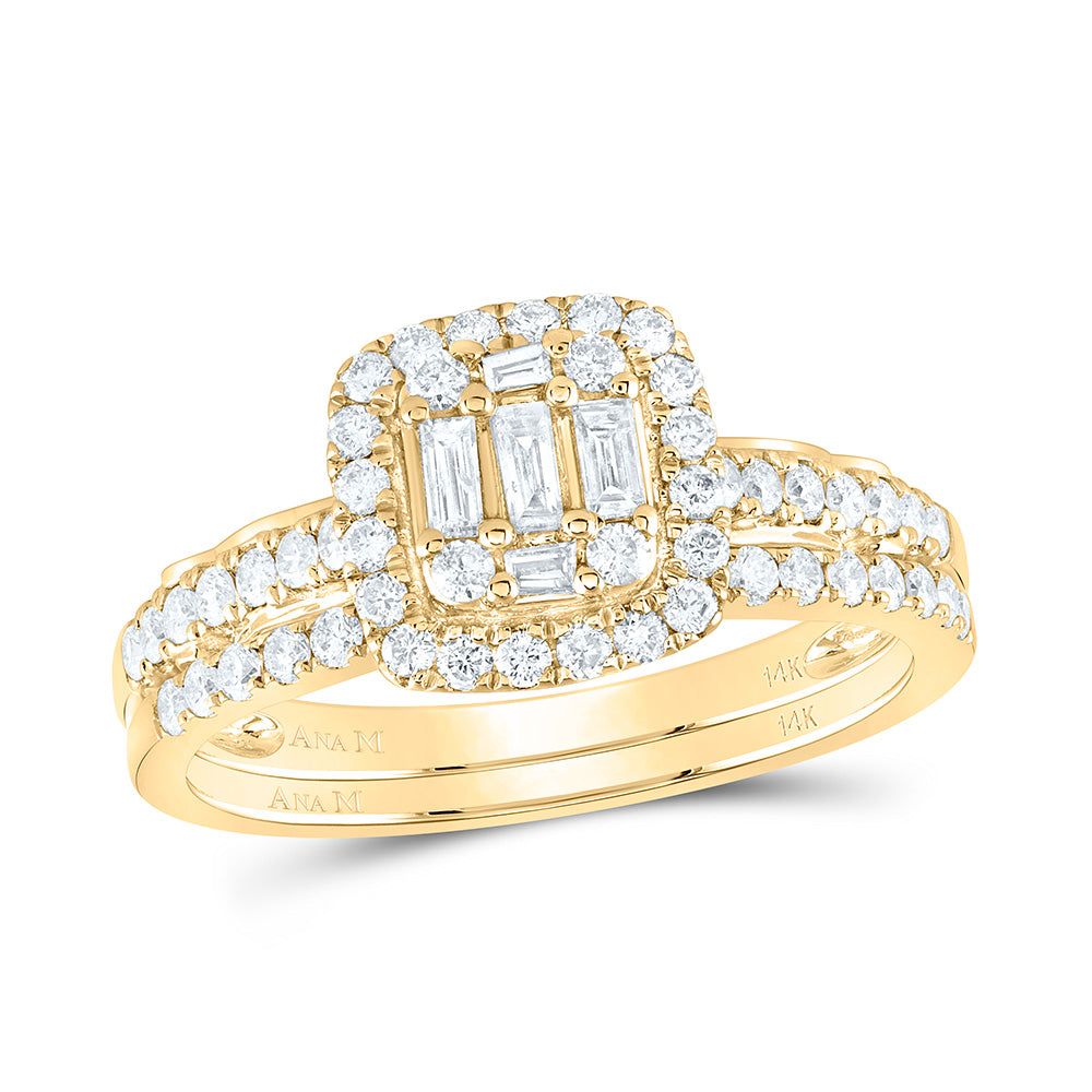 3/4CT-DIA ANA M DIANA BRIDAL SET