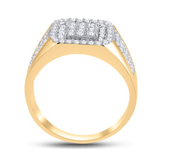 1 1/4CT-DIA CN MENS RING