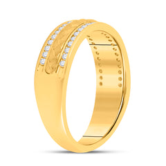 1/3CT-DIA CN TURKISH MENS MACHINE SET BAND