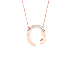 1/20CTW-DIA P1P2 LADIES INITIAL "C" NECKLACE