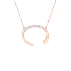 1/20CTW-DIA P1P2 LADIES INITIAL "C" NECKLACE