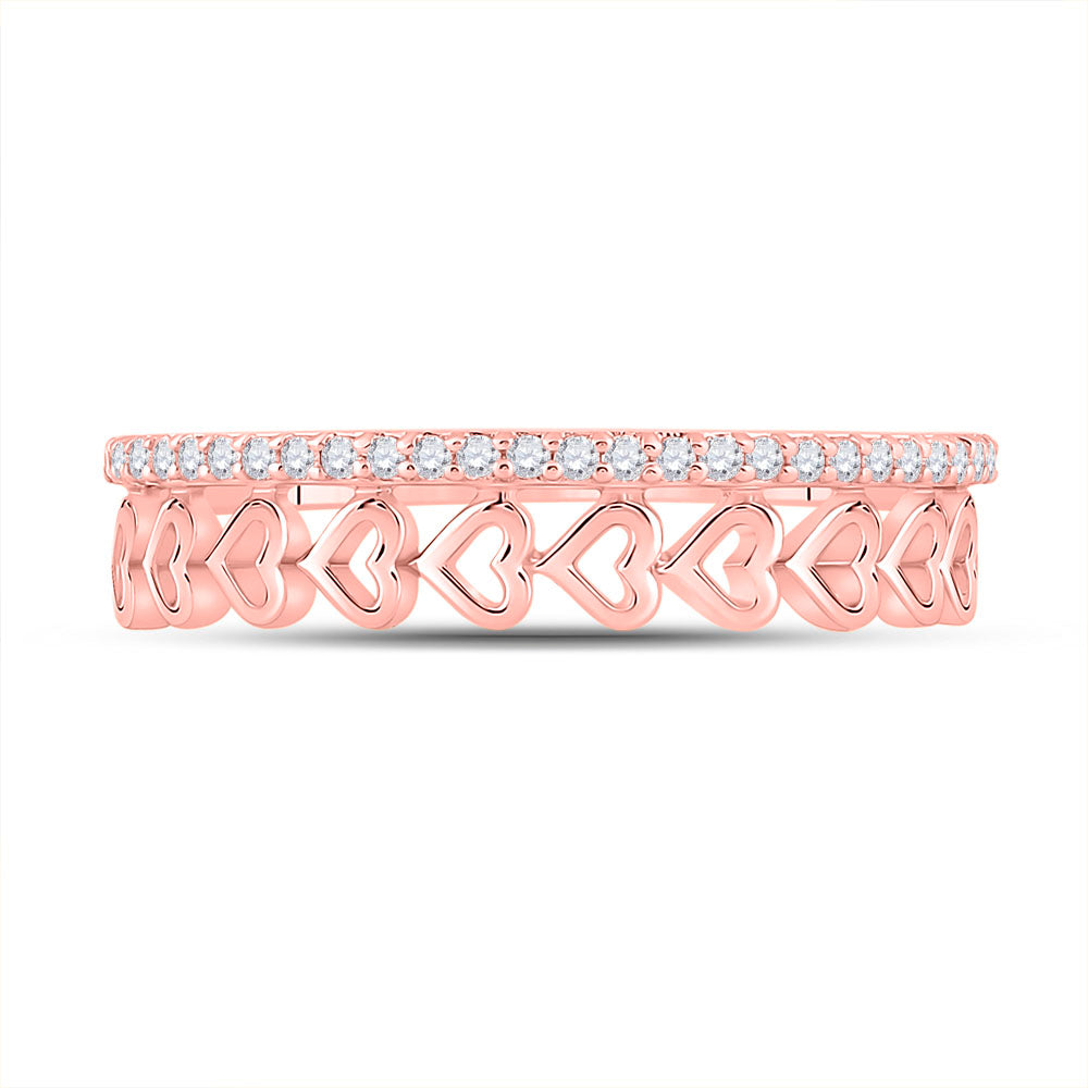 1/6CT-DIA CN FASHION  STACKBLE BAND