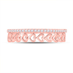 1/6CT-DIA CN FASHION  STACKBLE BAND