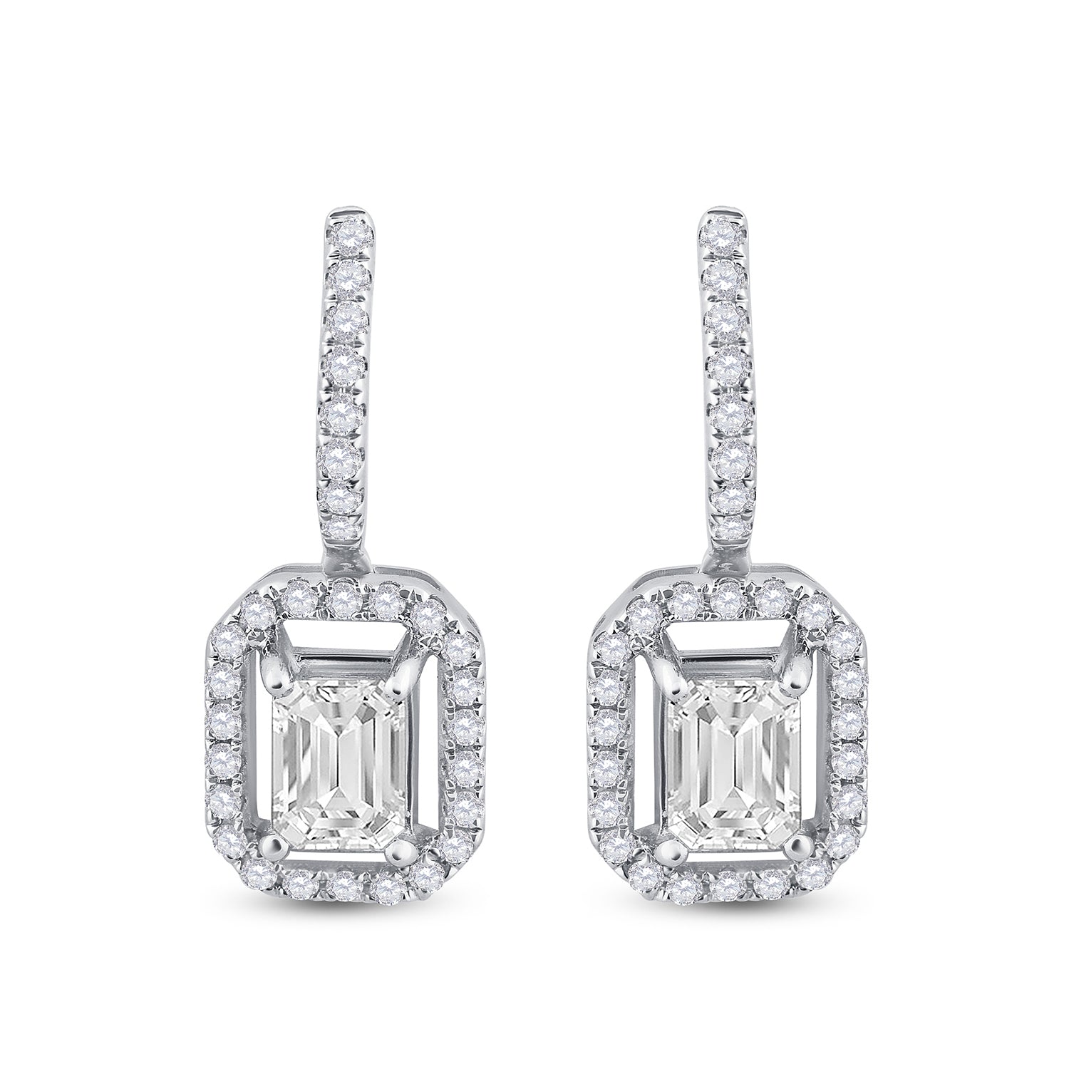 1 1/4CT-DIA ANA M  2*1/2CT-EME EARRING