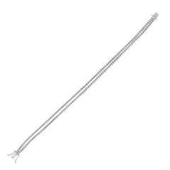 1CT-DIA CN 2ROW FASHION BRACELET (7 INCH)