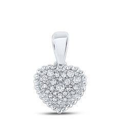 1/8CT-DIA CN HEART PENDANT
