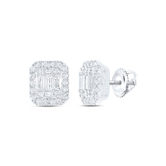 1/2CT-DIA ANA M FASHION EMERALD EARRING