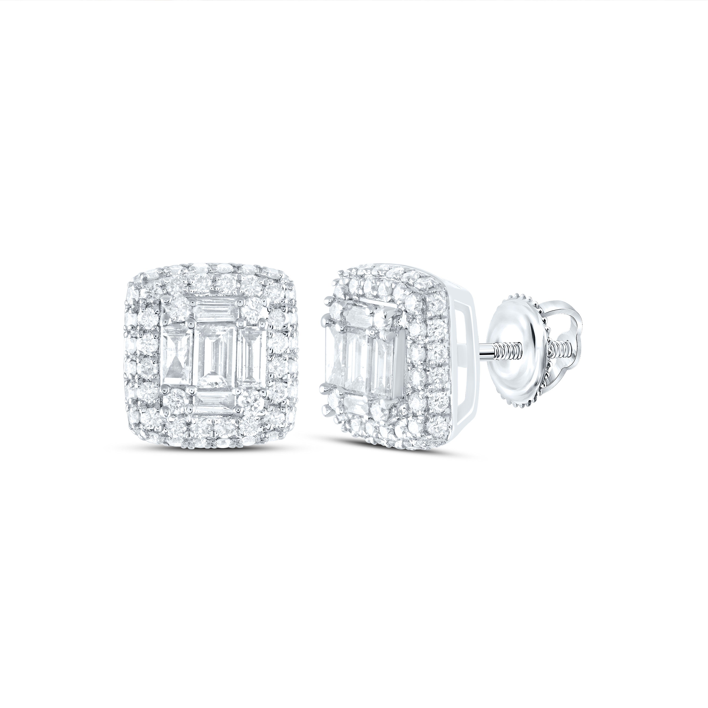 1CT-DIA ANA M FASHION CUSHION EARRING