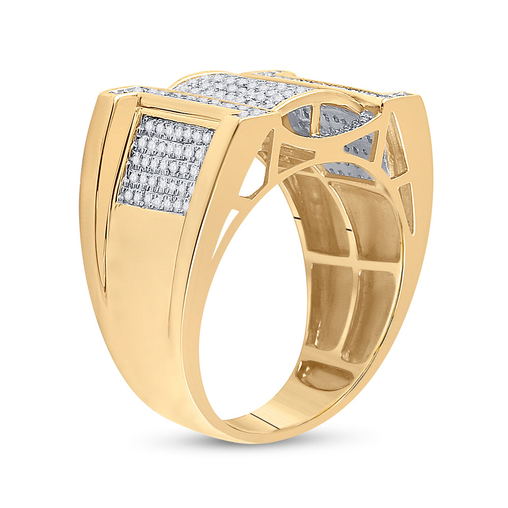 5/8CT-DIA P1P2 MENS RING