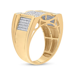 5/8CT-DIA P1P2 MENS RING