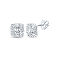 1/5CT-DIA CN MICRO-PAVE SQUARE EARRING