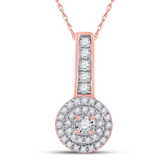1/5CT-DIA CN MICRO-PAVE FASHION ROUND PENDANT