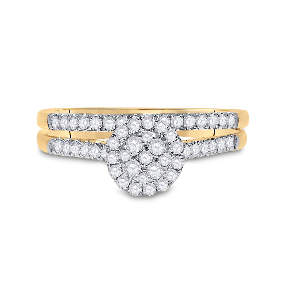 1/2CT-DIA NK LADIES BRIDAL SET