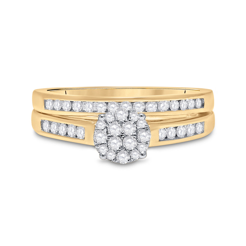 1/2CT-DIA NK LADIES BRIDAL SET