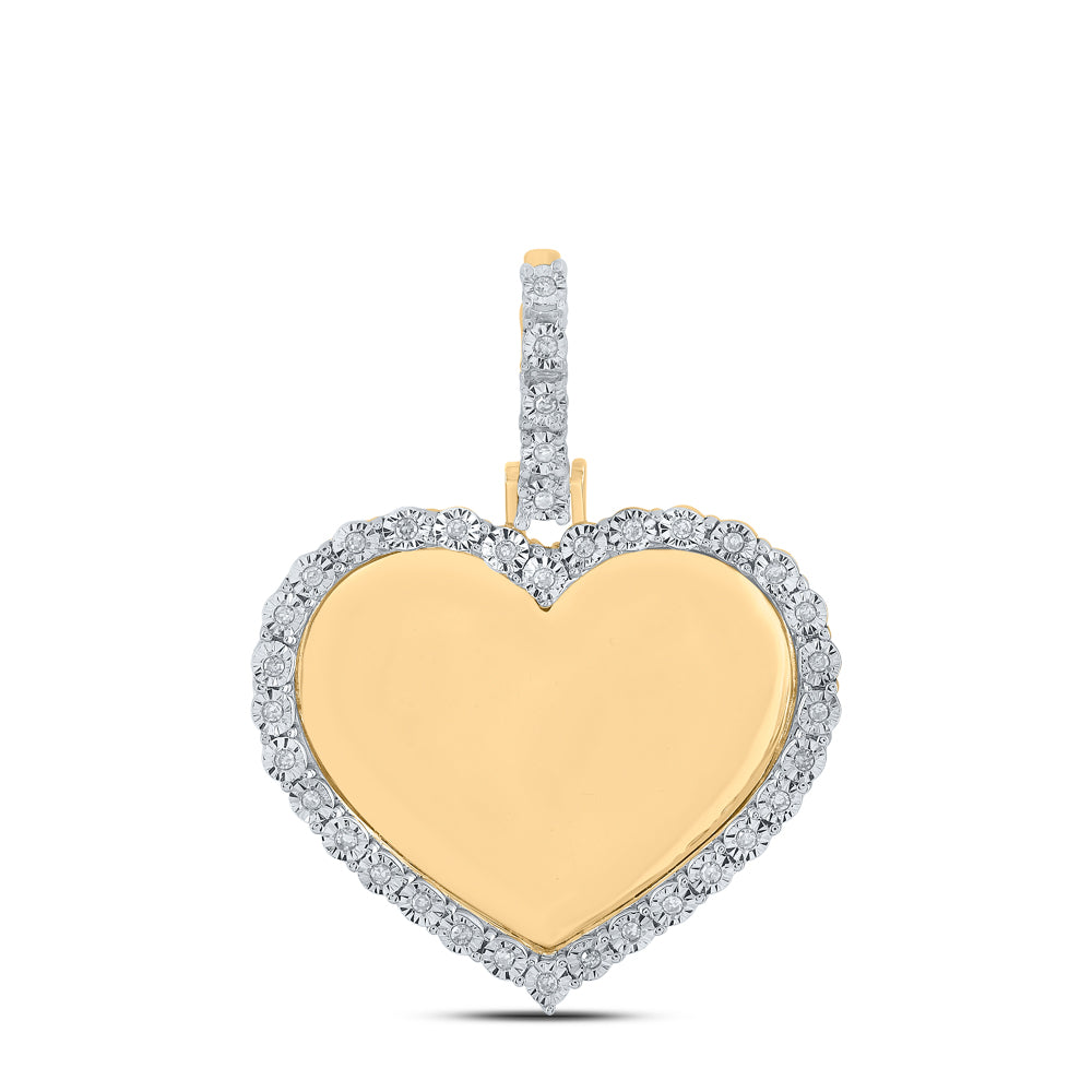 1/10CT-DIA P1 FANUK MEMORY HEART PENDANT