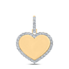 1/10CT-DIA P1 FANUK MEMORY HEART PENDANT