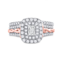 1 CT-DIA ANA M 1/3CT-CEME BRIDAL SET