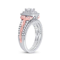 1 CT-DIA ANA M 1/3CT-CPR BRIDAL SET