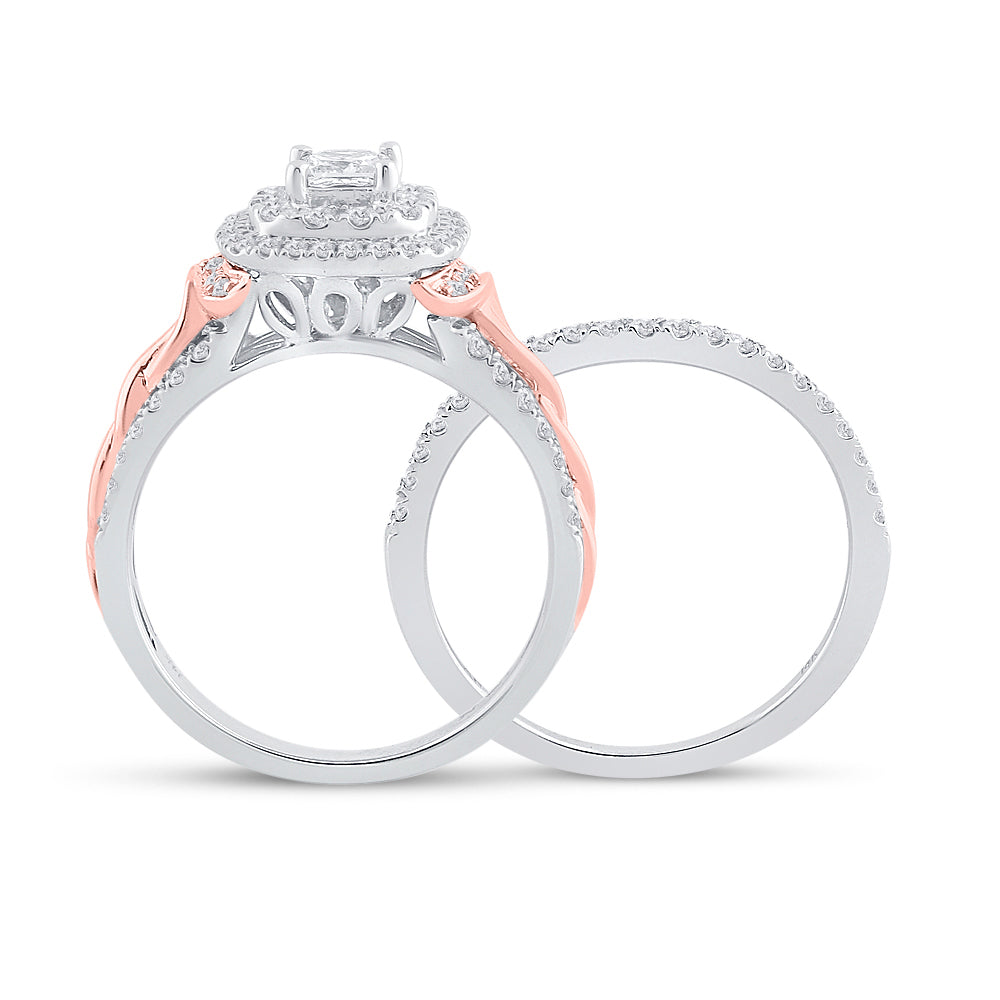 1 CT-DIA ANA M 1/3CT-CPR BRIDAL SET