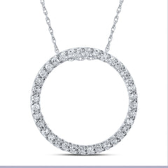1/6CT-DIA P2 GIFT CIRCLE PENDANT