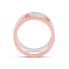 1/2CT-DIA FASHION RING