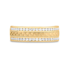1/2CT-DIA CN ACCUSET MENS BAND