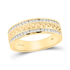 1/2CT-DIA CN ACCUSET MENS BAND