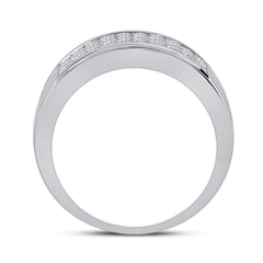 2 5/8 CT-DIA CN INVISIBLE FASHION MENS BAND