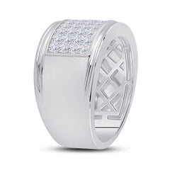 2 5/8 CT-DIA CN INVISIBLE FASHION MENS BAND
