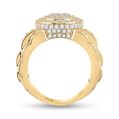2 3/4CT-DIA ANA M MENS RING