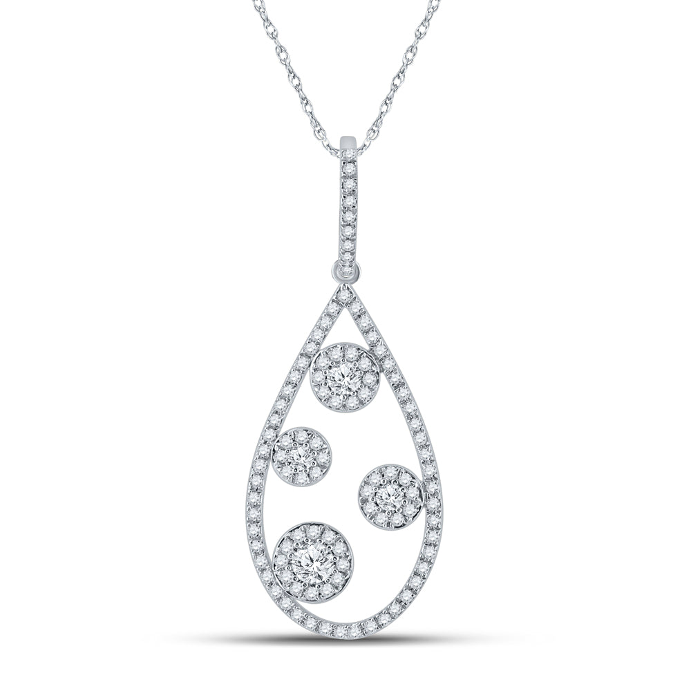 1/2CTW-DIA P1P2 FASHION PENDANT