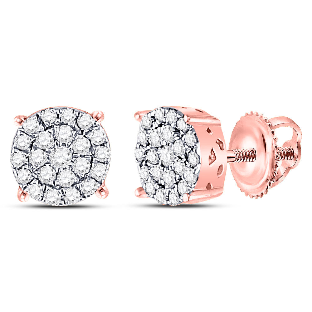 1/4CT-DIA CINDY ROUND EARRING