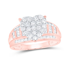 1CTW-DIA CINDY HEART RING