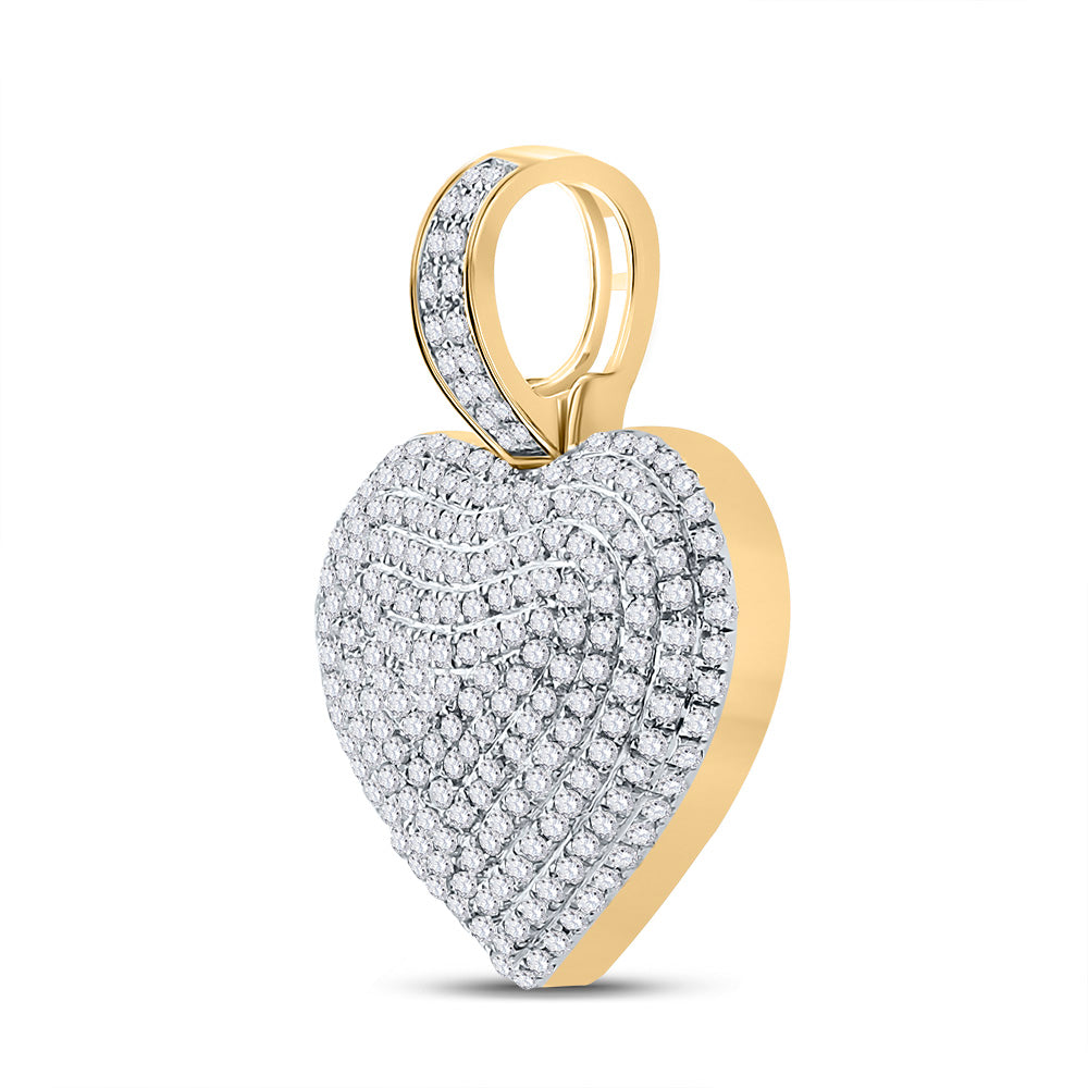 3/4CTW-DIA P1P2 HEART PENDANT