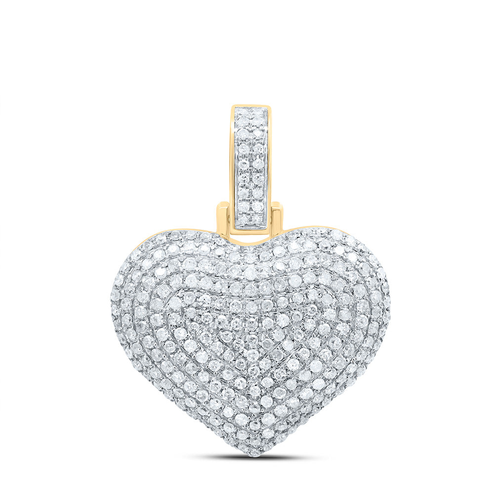 3/4CTW-DIA P1P2 HEART PENDANT