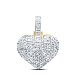3/4CTW-DIA P1P2 HEART PENDANT