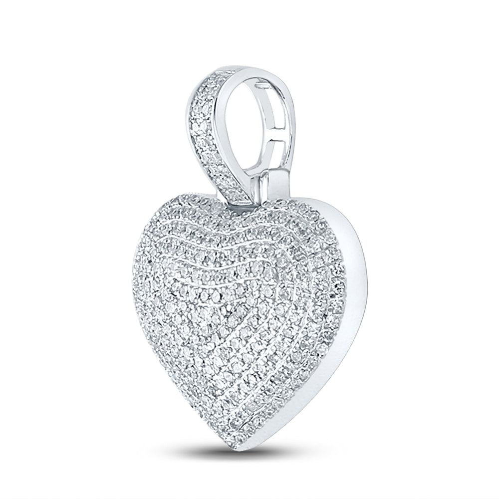 3/4CTW-DIA P1P2 HEART PENDANT